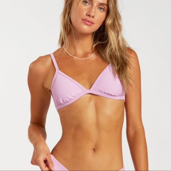 Billabong ๐ Tanlines Lilac Tri Bikini Top - Picture 3 of 9